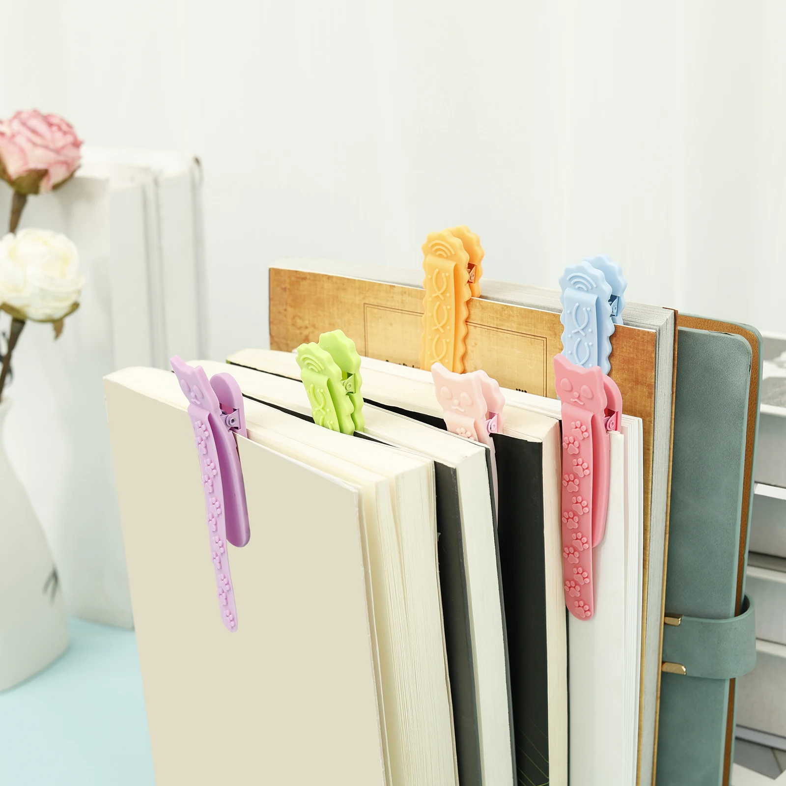 

6 шт. силиконовый автоматический книжный знак остаются в местах и следу за вы читаете уникальный книжный маркер для чтения для женщин, мужчин, подростков, учителей