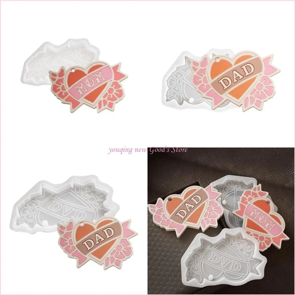 

57qa мама папа Силиконовая плесень в форме формы формы формы для отца