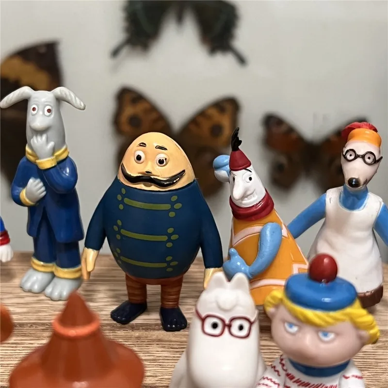 루즈 무민 가족 캘린더 시리즈 인형 장난감 피규어 장식품 액션 피규어 어린이 장난감 생일 선물