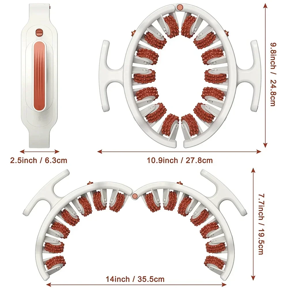 Cellulite massager, Anti-Cellulite Massager with Converged and Divergent Roller Technology, Squeeze, Tighten and Smooth