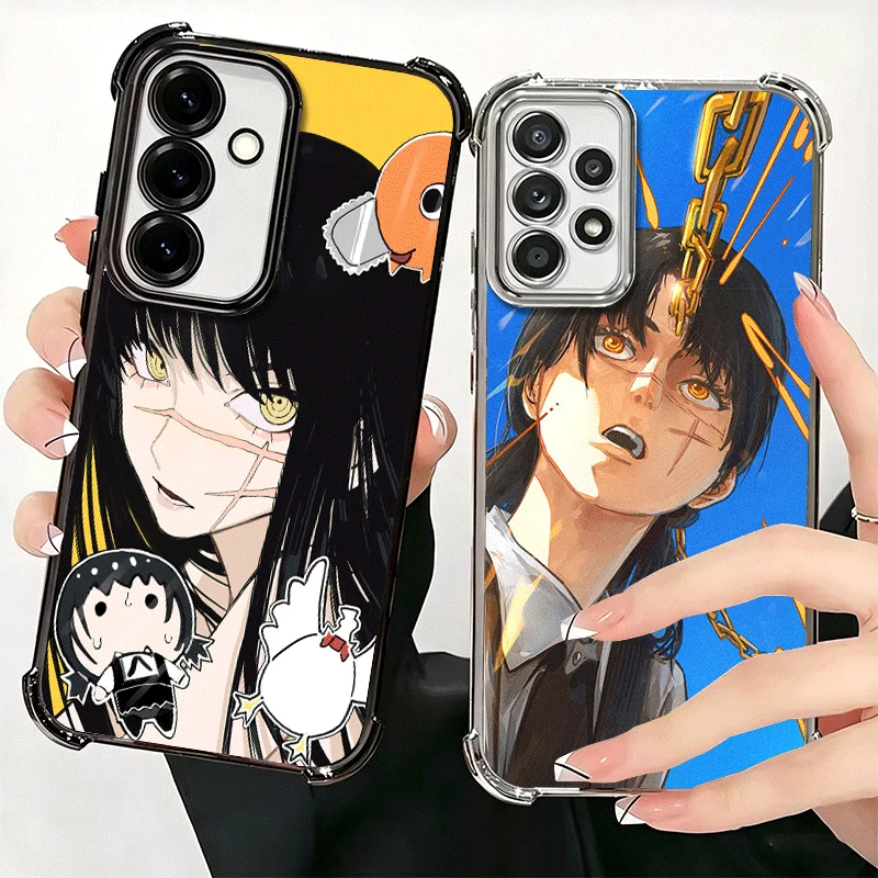Anime Character Yoru War CSM Plating Phone Case For Samsung A17 A57 A27 A37 A16 A56 A26 A36 A15 A55 A25 A35 A14 A54 A24 A34 A13