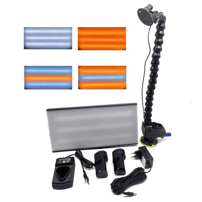 

12V Lithium Battery Wireless Led Lamp Checking Tool Cordless Dent Light for Car Paintless Dent Repair Tools 6 Lights