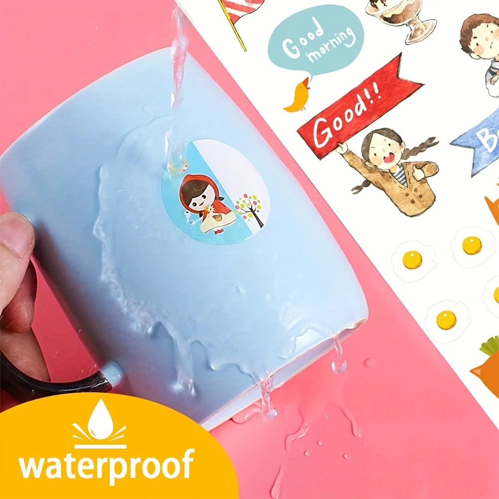 Color Box Package Letter Size 8.5 × 11 Inch 10 Sheets Glossy White Printable Vinyl Sticker Paper for Inkjet Printer Waterproof