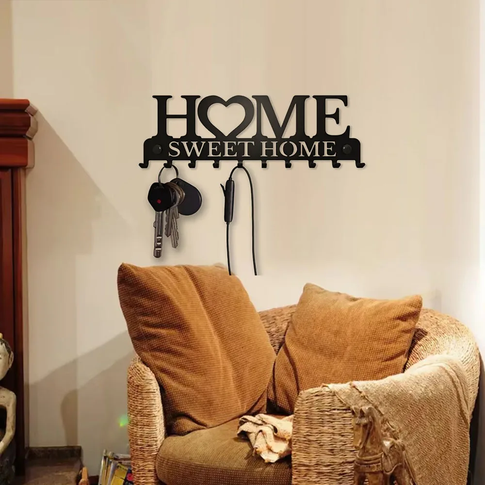 Wall - Mounted Sweet Home Key Holder: Tidy Up Your Keys Using This Innovative Front Door Key Wall Hook image 5