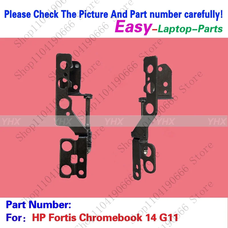 

Notebook computer components New For HP Fortis Chromebook 14 G11 HINGES R+L.
