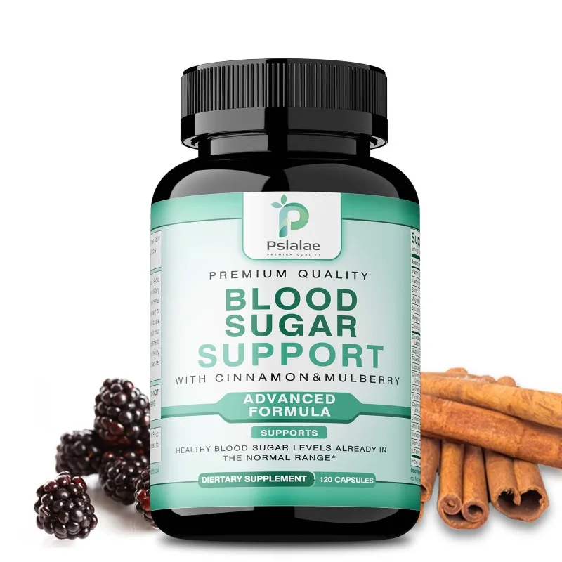 Blood Sugar Support Capsules - Glucose Metabolism, Support Cardiovascular Health, Boost Energy and Immunity, Non-GMO