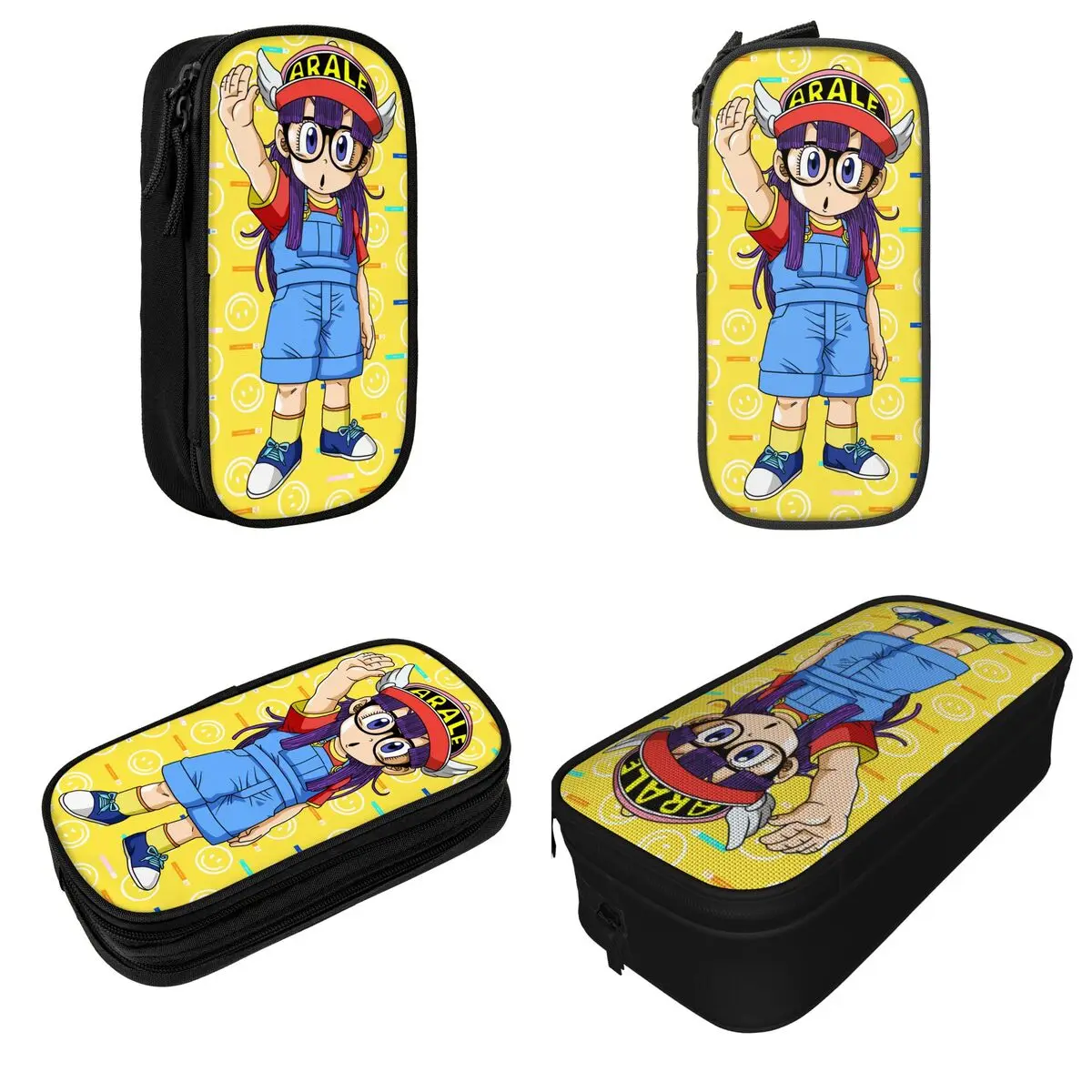 Klassieke Arale Hoyoyo Etui Pennenbakje Pen Houder Voor Student Grote Opbergzakken Schoolbenodigdheden Rits Briefpapier