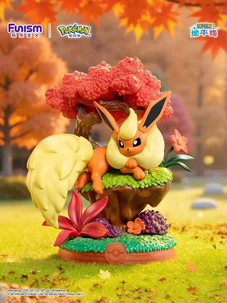 

Коллекционная фигурка-сюрприз Funism Pokémon Eevee Evolution Series: декоративная игрушка, аниме-украшение для рабочего стола, подарок для фанатов Pokémon