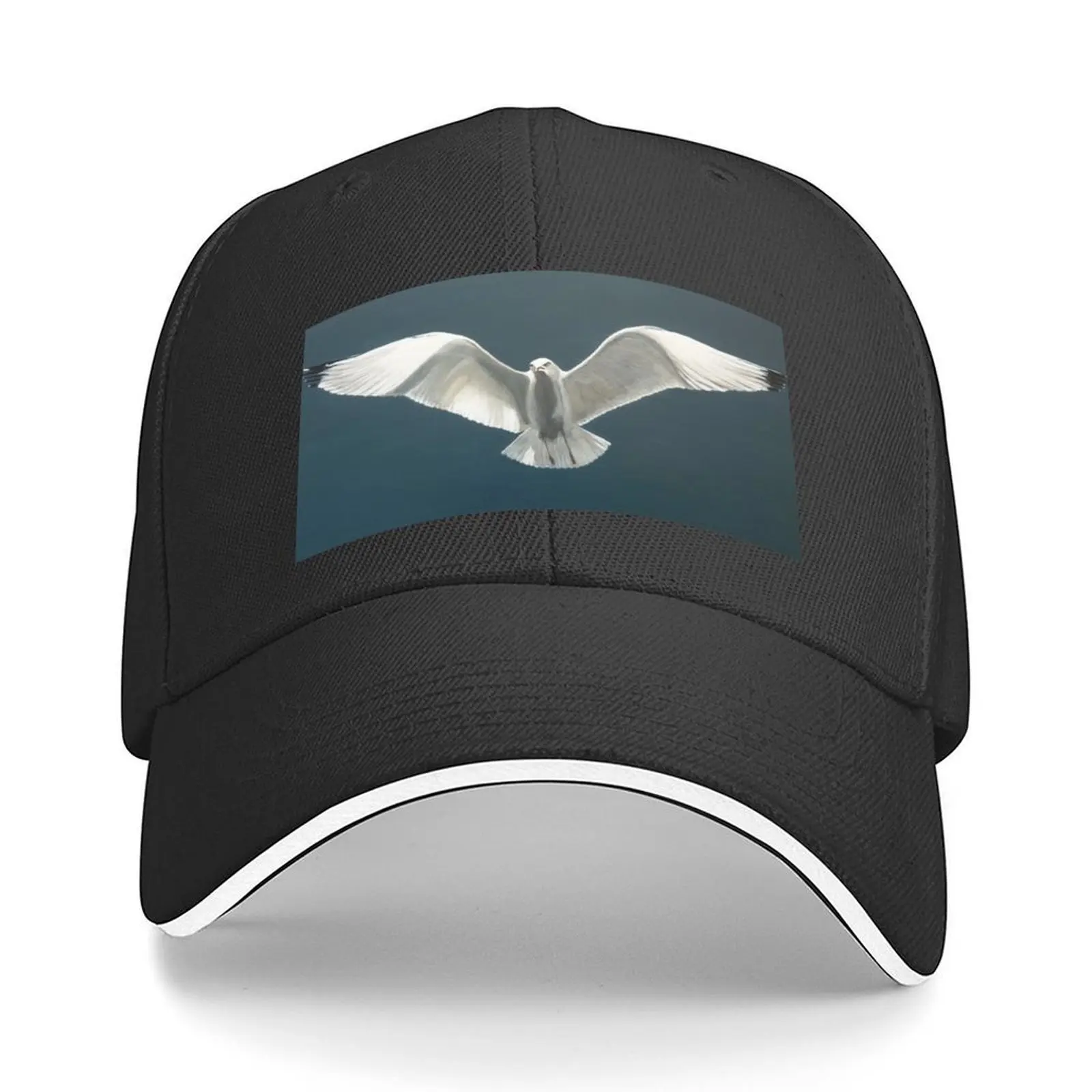 

Seagull Soaring by Lisa Steer Baseball Cap sun hat birthday Fashion Beach Male hat Elegant Women's Hats Men's