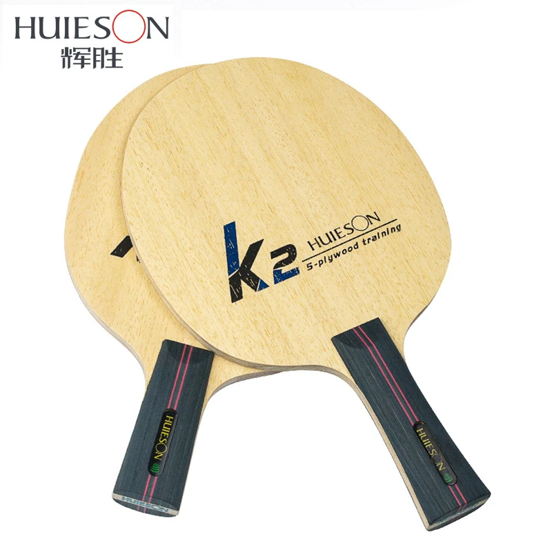 Huieson-Hoja de entrenamiento de tenis de mesa profesional, accesorio ultraligero de 7 capas, de carbono híbrido, K2