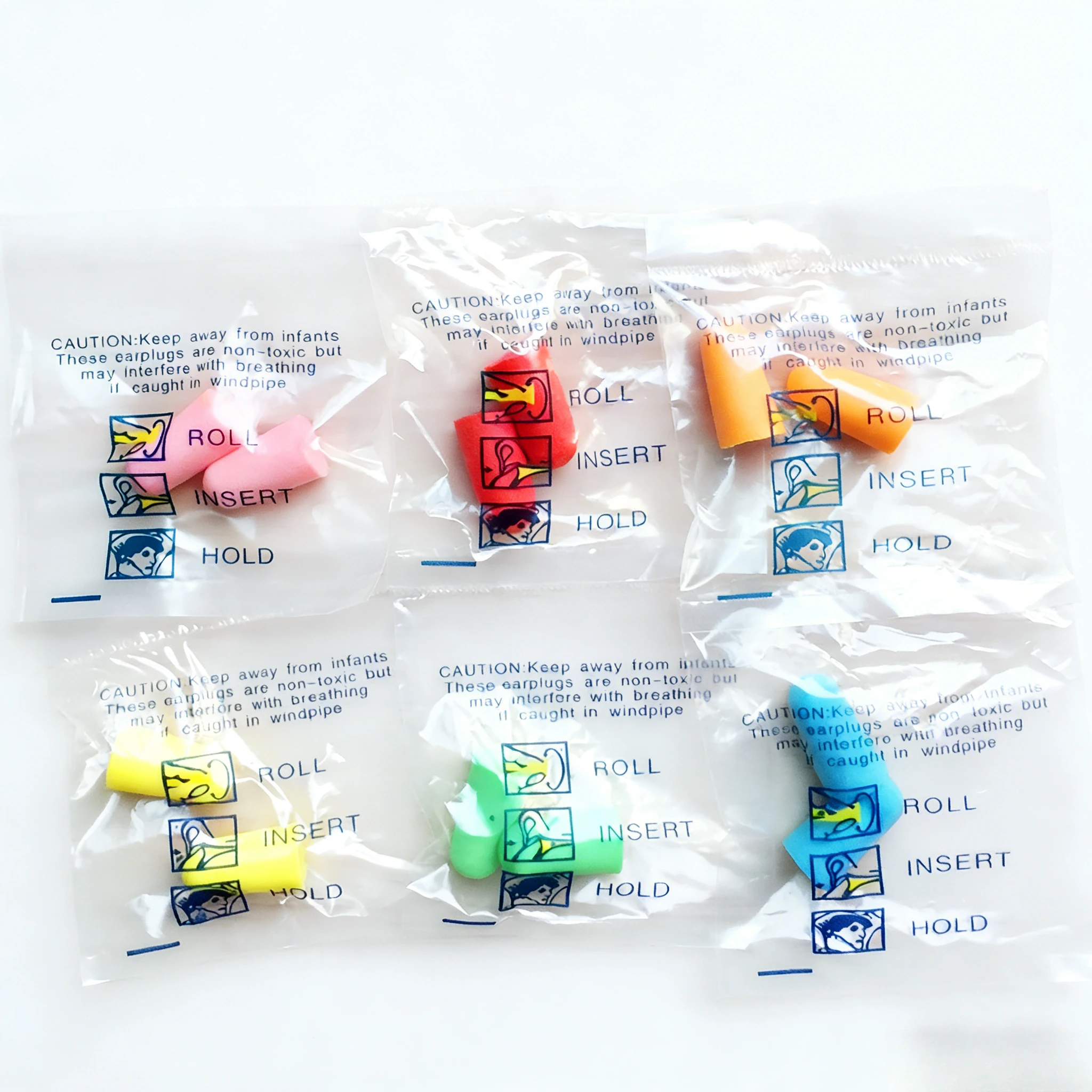 Anti-Noise Earplugs(20/50 Pairs) Soft Foam, Separately Packaged, Ideal for Work, Study, Sleep, Travel & Aircraft Noise Reduction