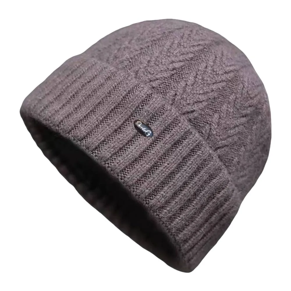 

Уличная ветрозащитная шапка для матери среднего возраста, утолщенная зимняя теплая шапка-бини, шарф, теплая вязаная шапка, шарф для женщин