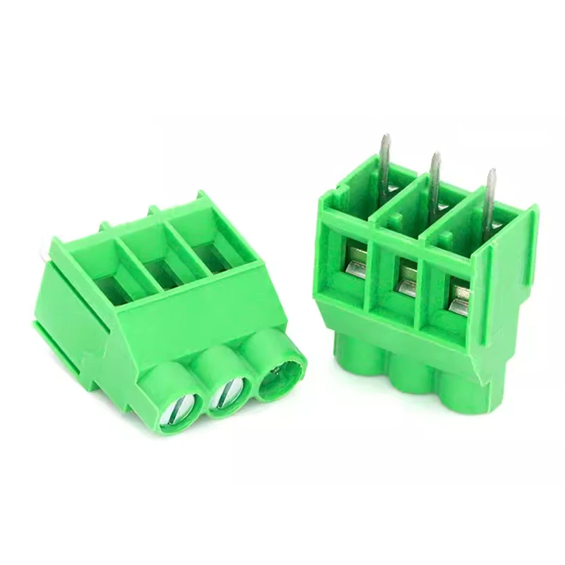 2PCS KF635 KF7620 KF950 6.35MM 7.62MM 9.5MM Screw PCB Terminal Block Connector Pitch 2Pin 3Pin 300V 30A Screw Terminal