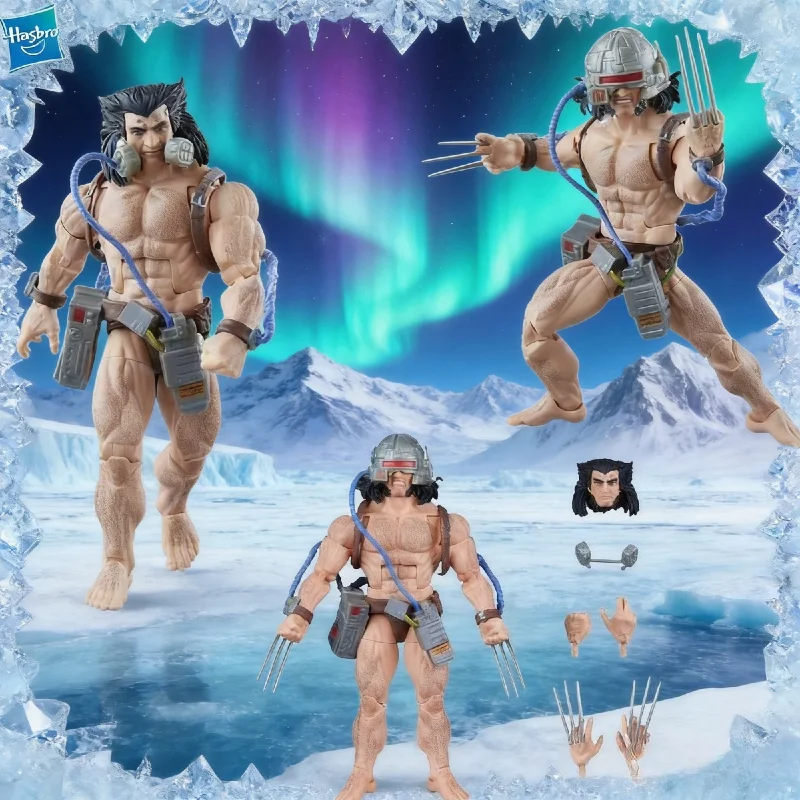 

【IN STOCK】Hasbro Marvel Legends X-Men Gear X Wolverine 6" Action Figure, Official Collectible Toy Gift