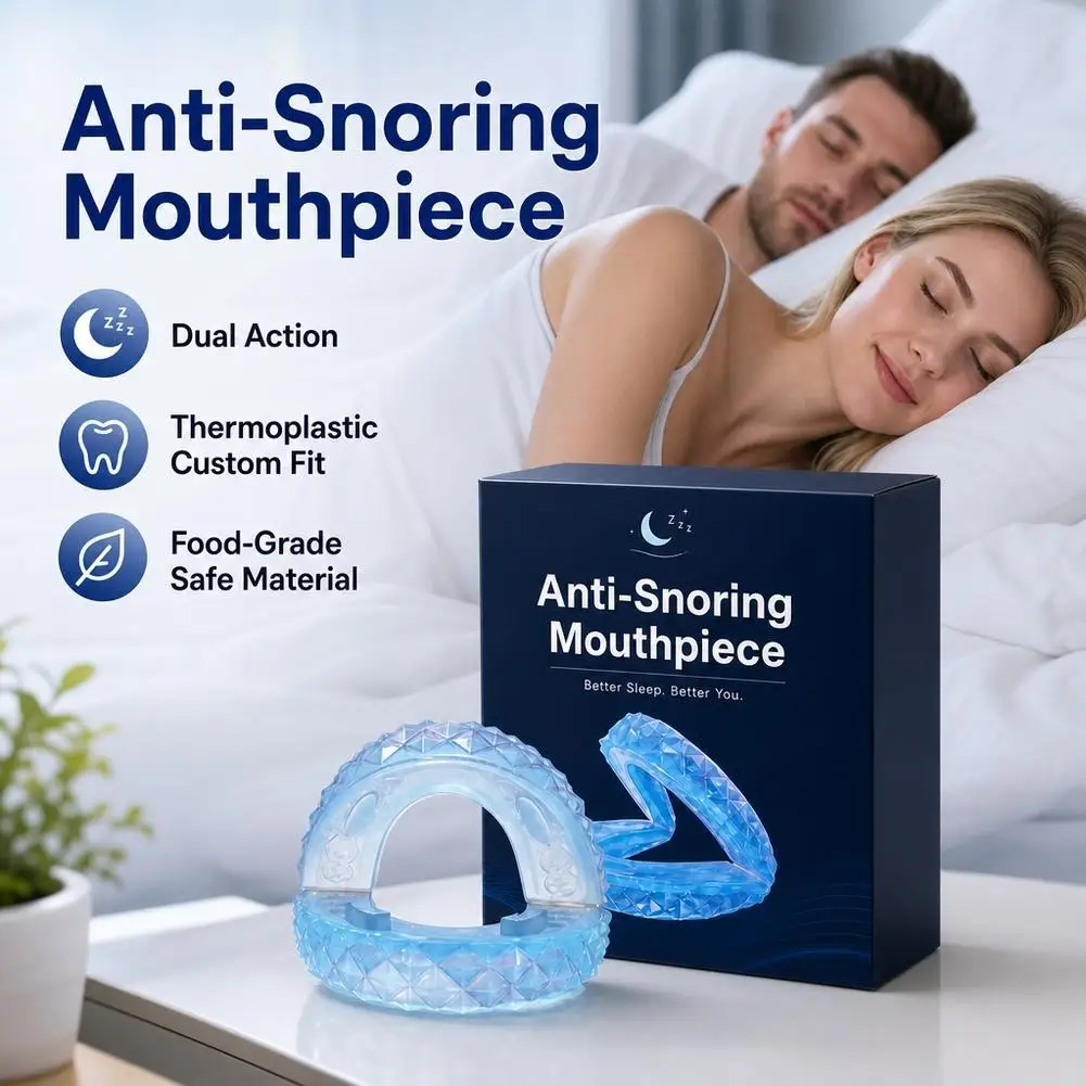 New Adjustable Anti-Snoring Mouth Guard Anti Snore Mouthpiece Snoring Solution Reusable Mouth Guard for Reducing Snoring