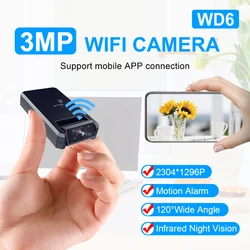 WD6 Mini Camera WiFi 1080P HD Wireless IP Micro Camera Remote Monitor Tiny Video Recorder Motion Detection Mini Cam Night