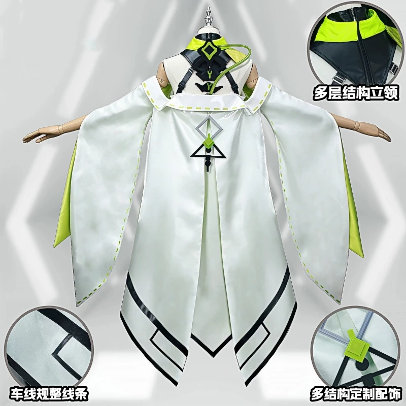 Game Arknights Kal'tsit·Esperanta Cosplay Costume Anime Women Cool Uniform Halloween Comic-con Party Role Play CLothing 2026 New