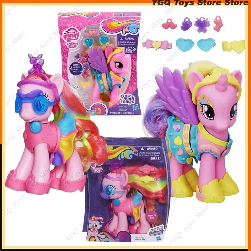 MINISO My Little Pony Rainbow Series Action Figure Decorative 6-Inch Pinkie Pie Dash Girls Children Toy Birthday Christmas Gift