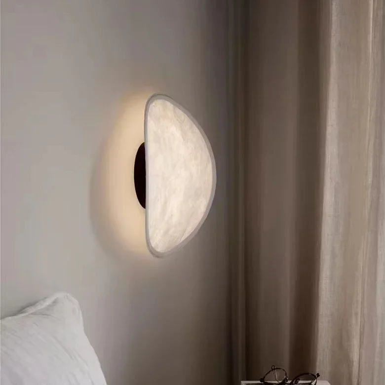Dorui French Medieval Cream Wind Modern LED Wall Lamp Dupont Paper White Shade European Design Living Room Bedroom Warm White