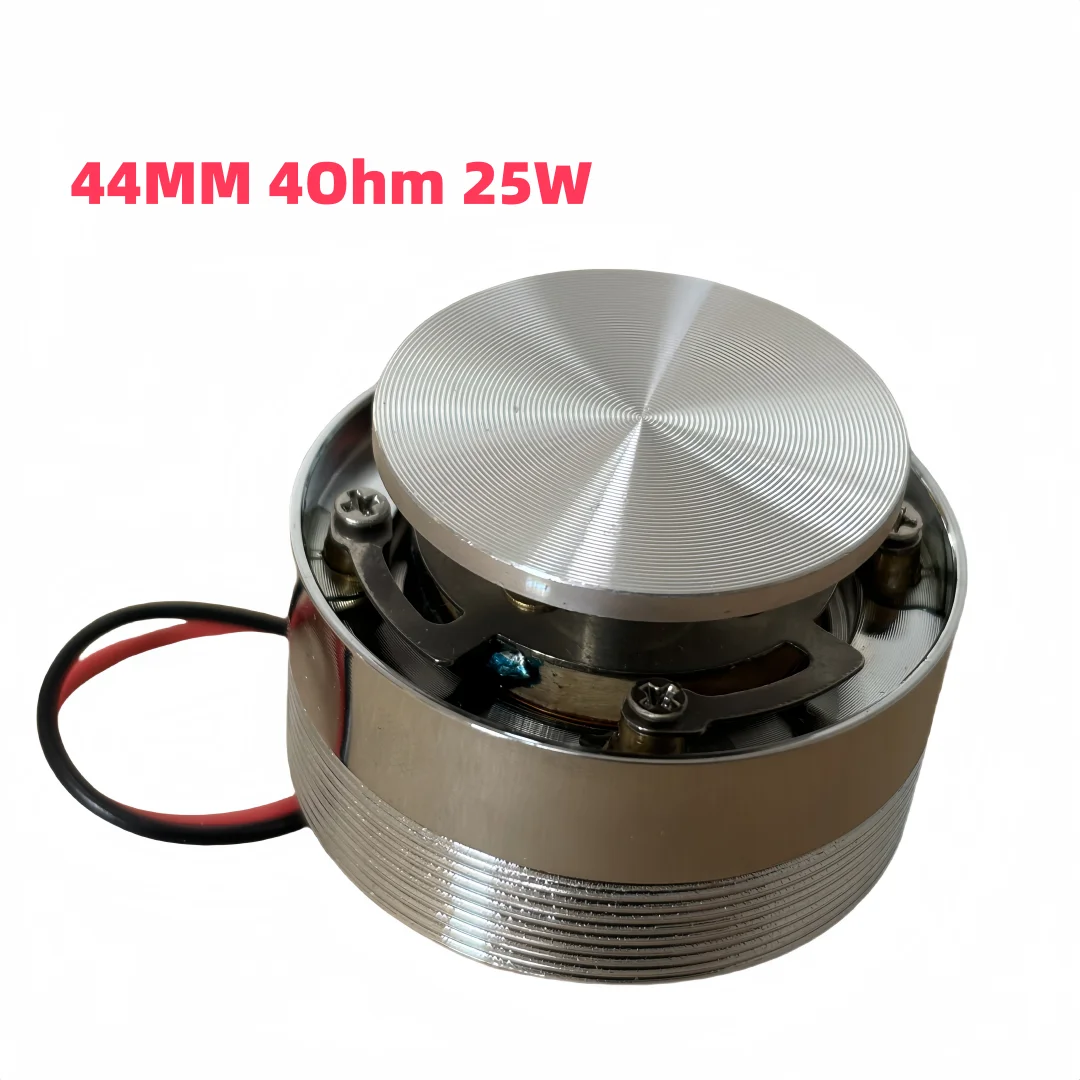 Altoparlante a vibrazione 50MM 25W 4/8 Ohm Sistema di altoparlanti in alluminio con risonanza dei bassi fai-da-te per trasduttore audio ad alta potenza da tavolo
