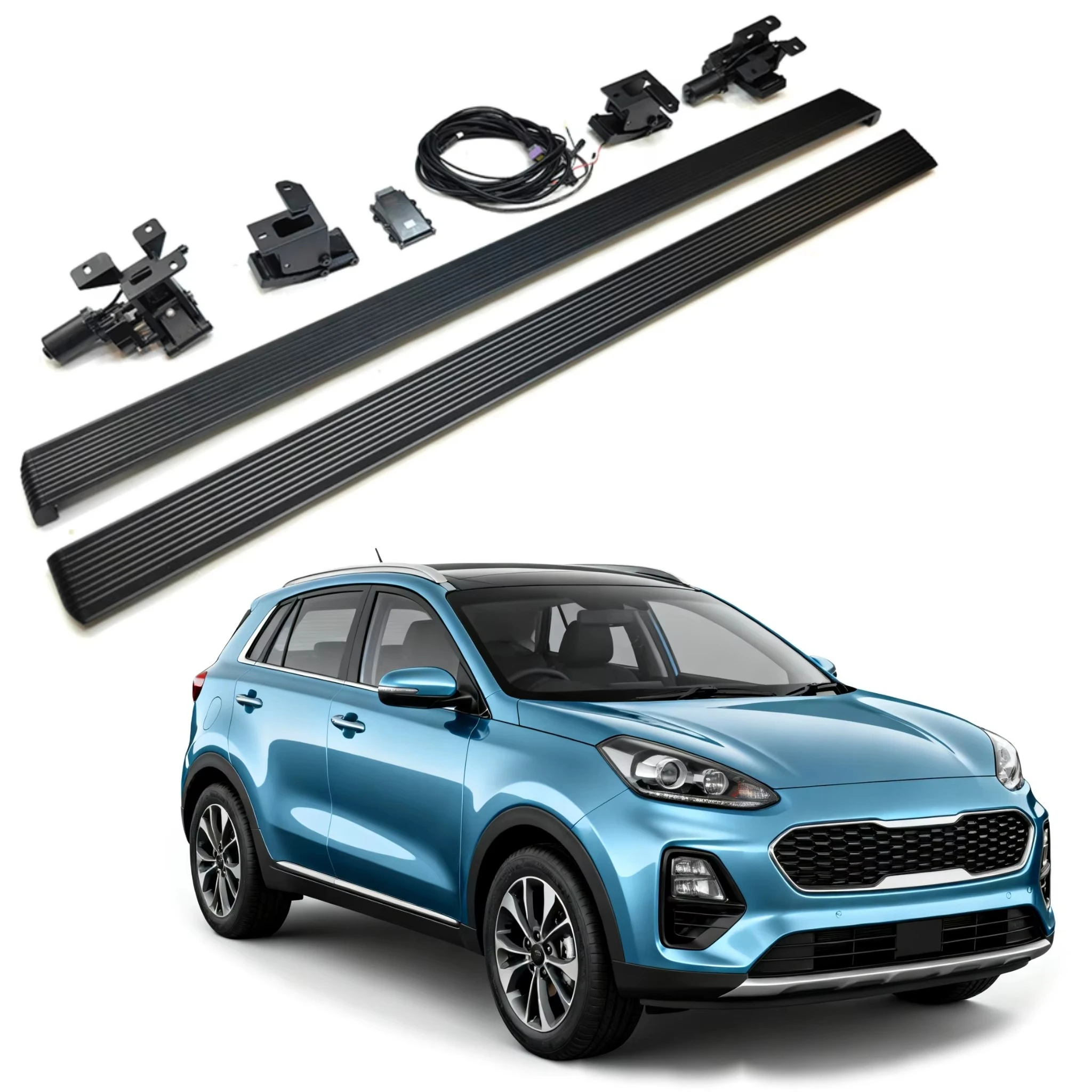 EXTREME Manufacturing Factory Aluminum Alloy Electric Side Steps for Kia KX3 15-25 Electric Running Board OEM/ODM