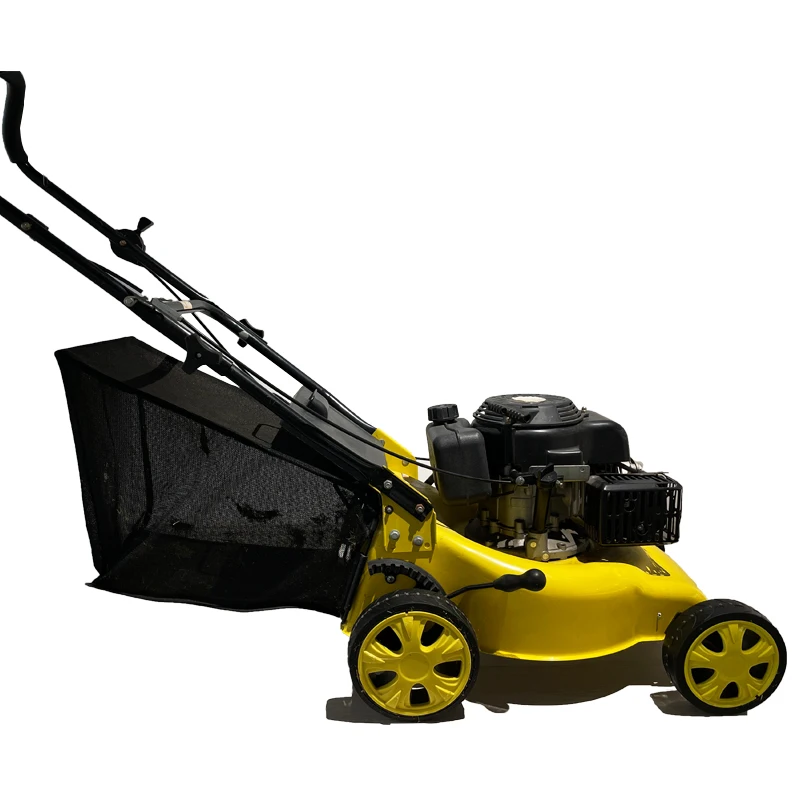 Wholesale Hand Push Lawnmower Self-Propelled China Petrol Portable Lawn Mower Machine