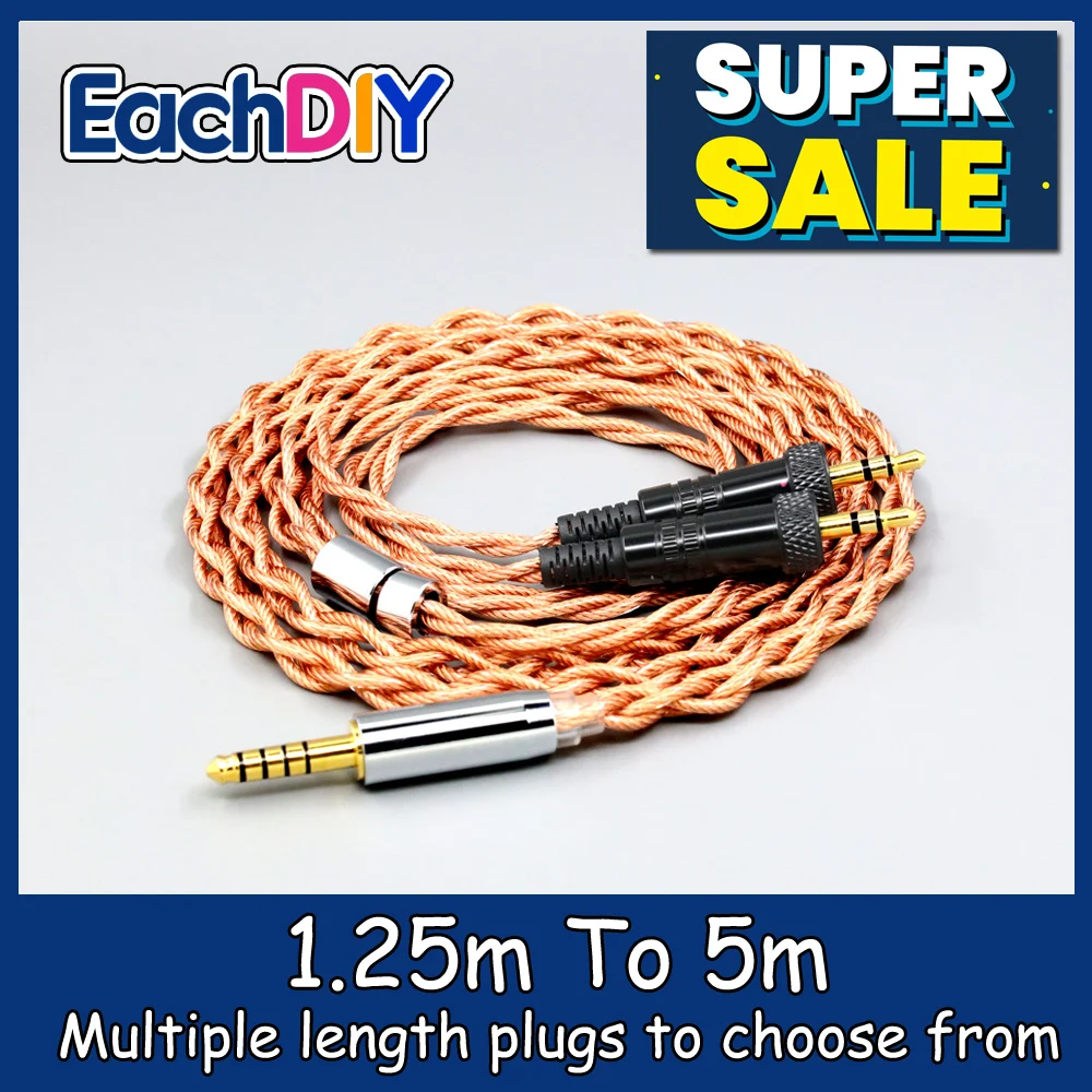 

Graphene 7N OCC Shielding Coaxial Mixed Earphone Cable For Sony MDR-Z1R MDR-Z7 MDR-Z7M2 With Screw To Fix 4 core 1.8mm LN007768