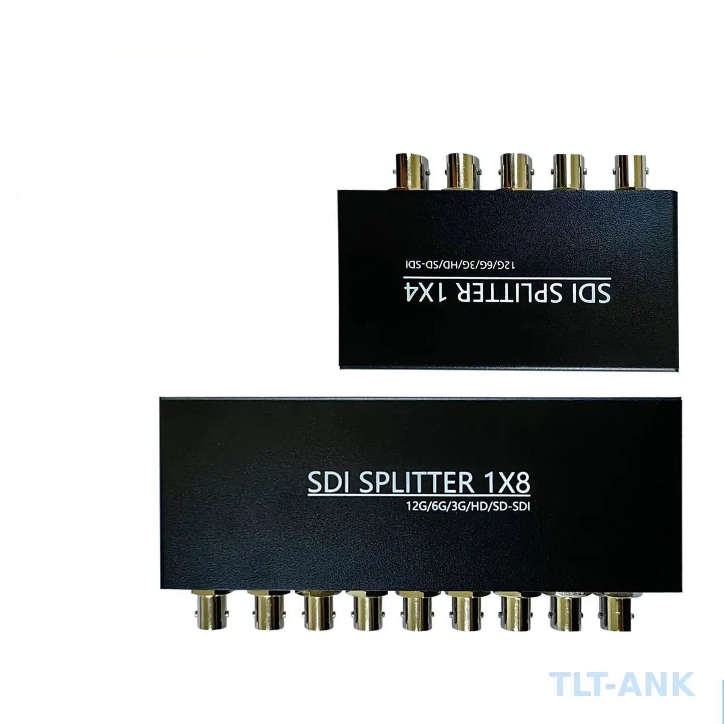 12G SDI 4K Splitter 1 to 8, 1×4 Ultra High Definition Digital Video Signal Distributor Converter Broadcast Grade