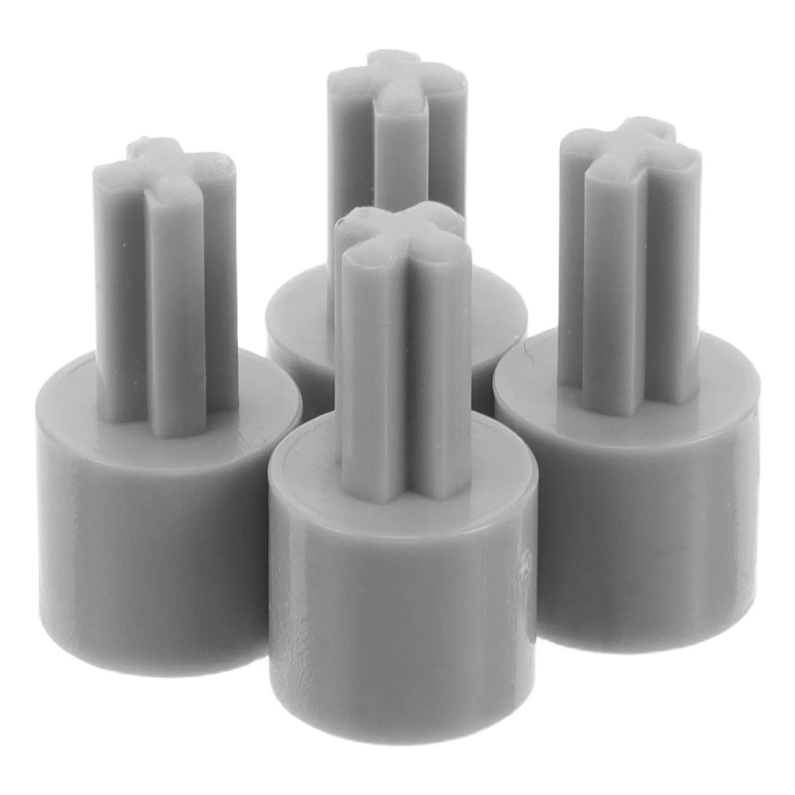 4Pcs Smooth Easy-Clean Wheel Connectors Compatible with Tt Motors Cross Shafts for DIY Robotics Smart Vehicle Projects Motor