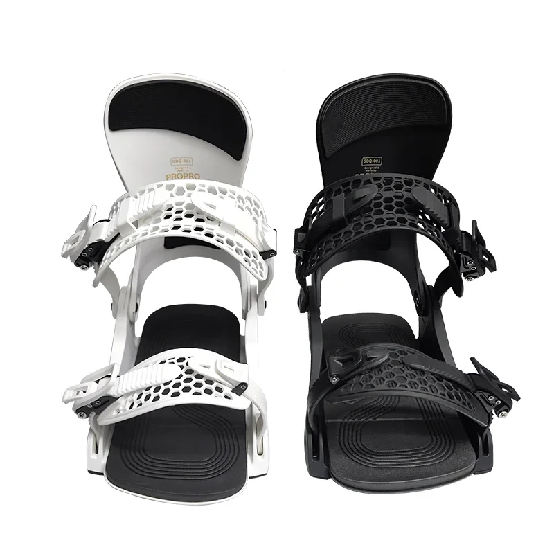 Adult Snowboard Bindings Traditional Quick Adjustable Ladder Strap Buckle All Mountain Snowboard Binding