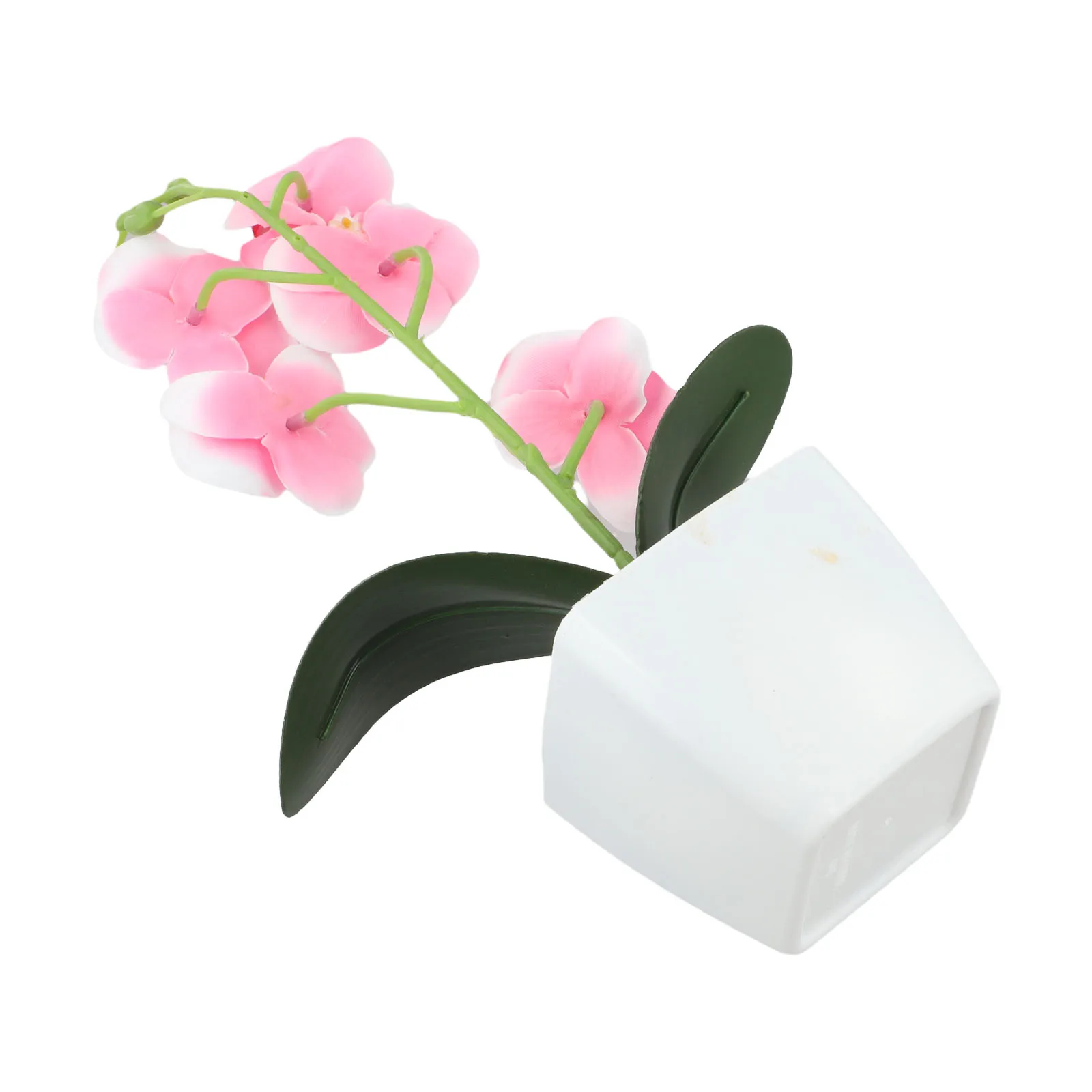 

Искусственный цветок в горшке Фаленопсис Маленькое растение бонсай Ландшафтный дизайн Имитация цветка Имитация горшечного растения