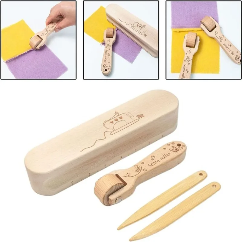4Pcs/Set Wood Zhenjie Multi-functional Wood Plank Repairing Ironing and Sewing Wood Plank Tools for Home Daily Use Wood Plank