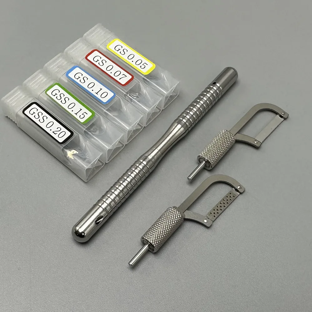 Dental Orthodontic Interproximal Enamel Reduction IPR Automatic Polishing Strip Handle Set Hand use