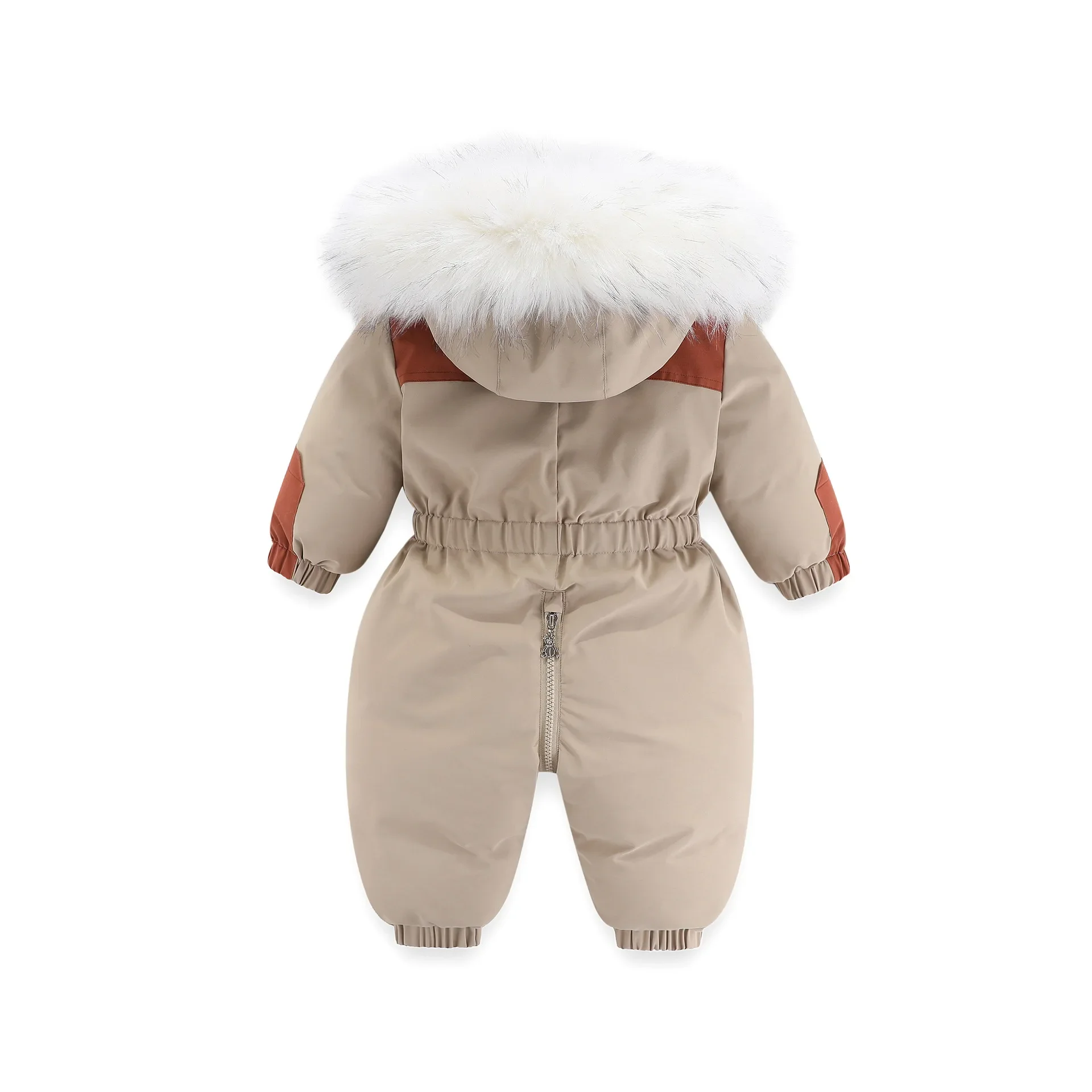 -30 Degree Winter Baby Jumpsuit Warm Baby Ski Suit Plus Velvet Boys Overalls Baby Girl Clothes Children Waterproof Down Jacket