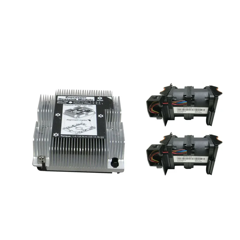 

Оригинальный комплект вентилятора для сервера ThinkSystem SR630 01KP657 1KP657, охлаждающий вентилятор 01KP696 1KP696 DFPJ0456B2U, кулер для процессора