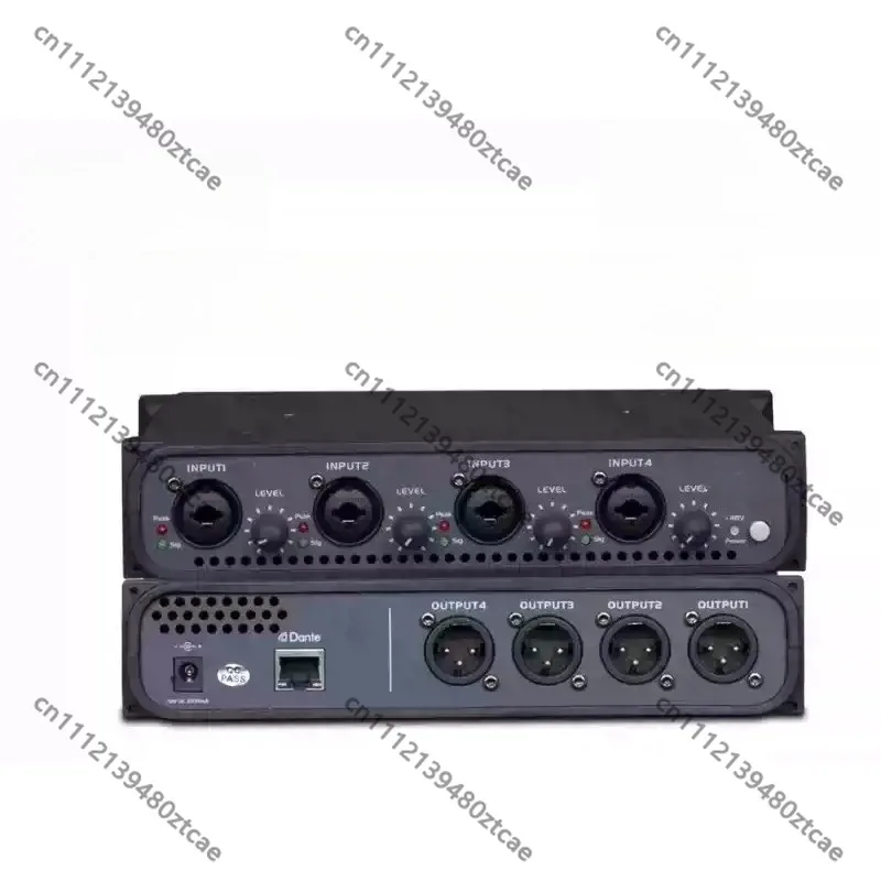 Single Channel Network Audio Interface Device, Built-in 48V Phantom Power For Condenser Microphone