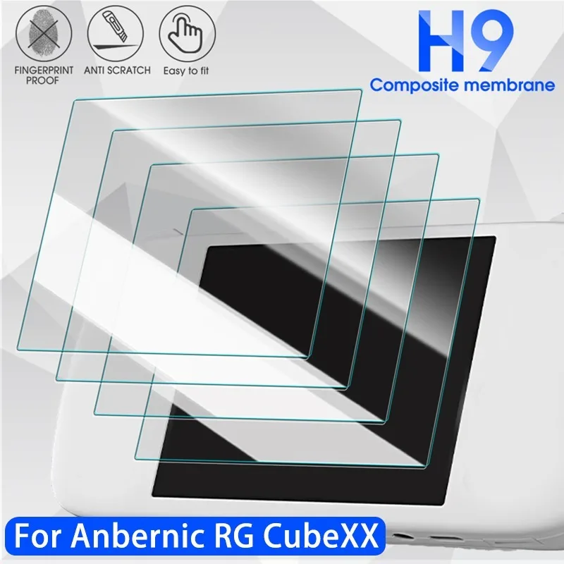 1-3PCS Screen Protector Glass For Anbernic RG CubeXX Handheld Game Screen Protective Film Tempered Glass Scratch Full Cover Film