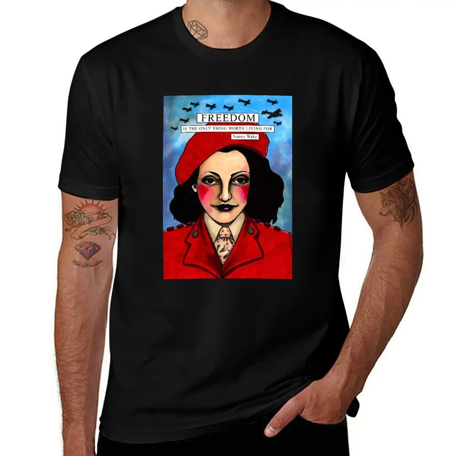 Nancy White Mouse Wake T-Shirt Novelty Graphic Tee Shirt T-Shirt