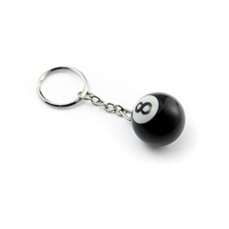 

8 Ball Keychain Creative Key Chain Diameter 0.98 In