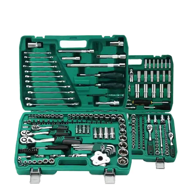 Brand China Factory 82 PCS Vehicle Tools Wrench Socket Set Box With 12 Months Warranty
