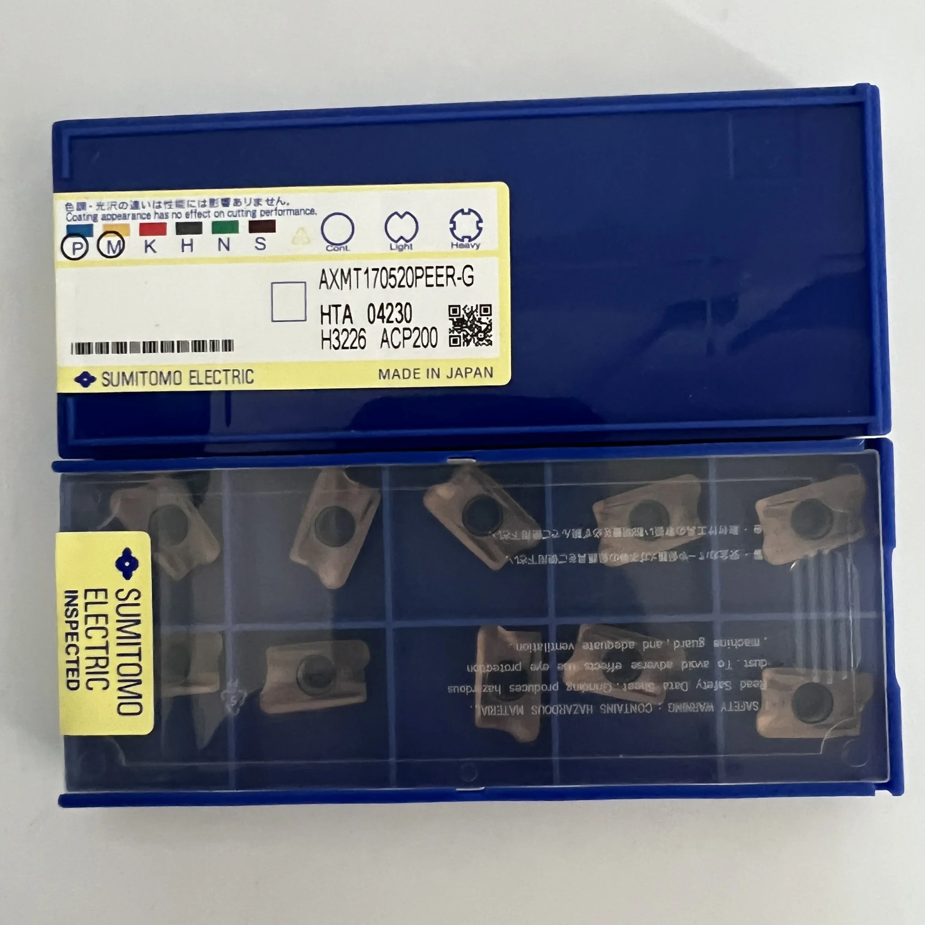 Lâmina CNC AXMT170520PEER-G ACP200