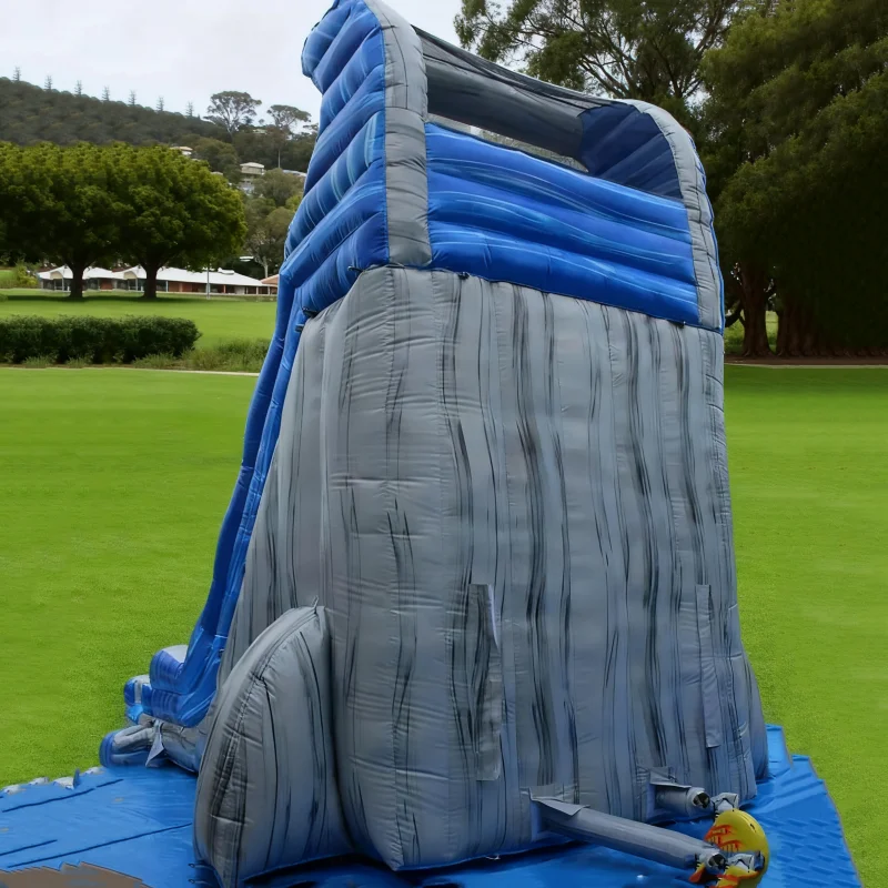 Inflatable Water Slide  Commercial Giant Blue Slide With Pool Not Including a powerful Blower