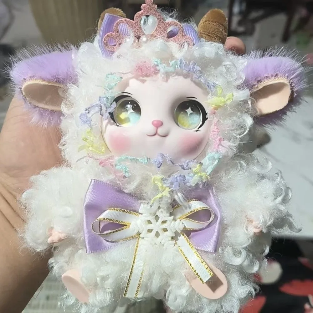 Sheep Hanging Curly Lamb Keychain Ornaments Kawaii Sheep Pendant Decoration Delicate Pendant Gift For Girls