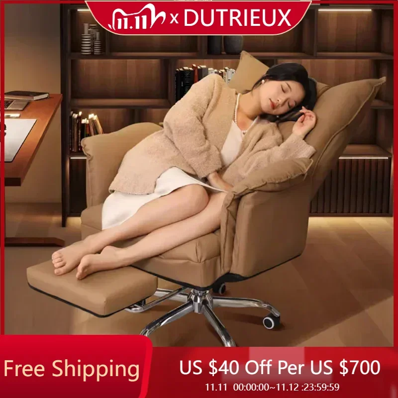 

Cute Lounge Office Chair Modern Luxury Salon Ergonomic Leather Living Room Office Chair Throne Sillas De Oficina Home Furniture