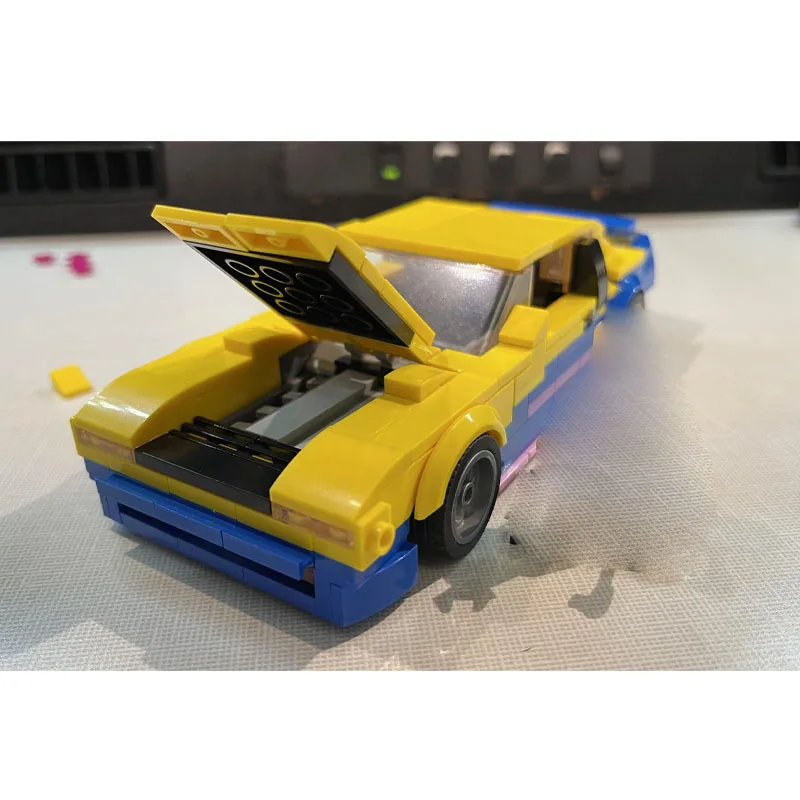 

MOC-153101 Yellow New Sports Iconic Supercar Racing Building Block Model 292parts MOC Creative Boys Children's Birthday Toy Gift
