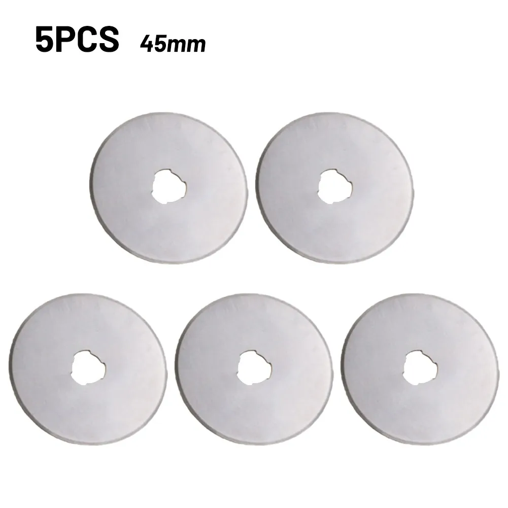 

New Round Roller Blade Practical Silver Useful 5/10/20pcs Alloy Tool Steel Circular Cutting Rotary Refill Blades