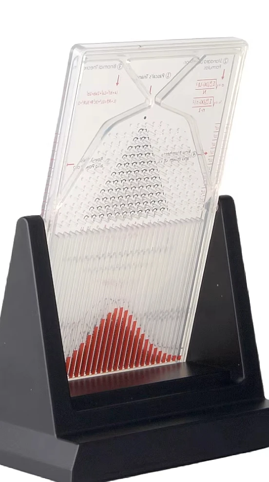 

Пластина Галтона, модель нормального распределения, подарок для любителей науки, математики, статистики и теории вероятностей