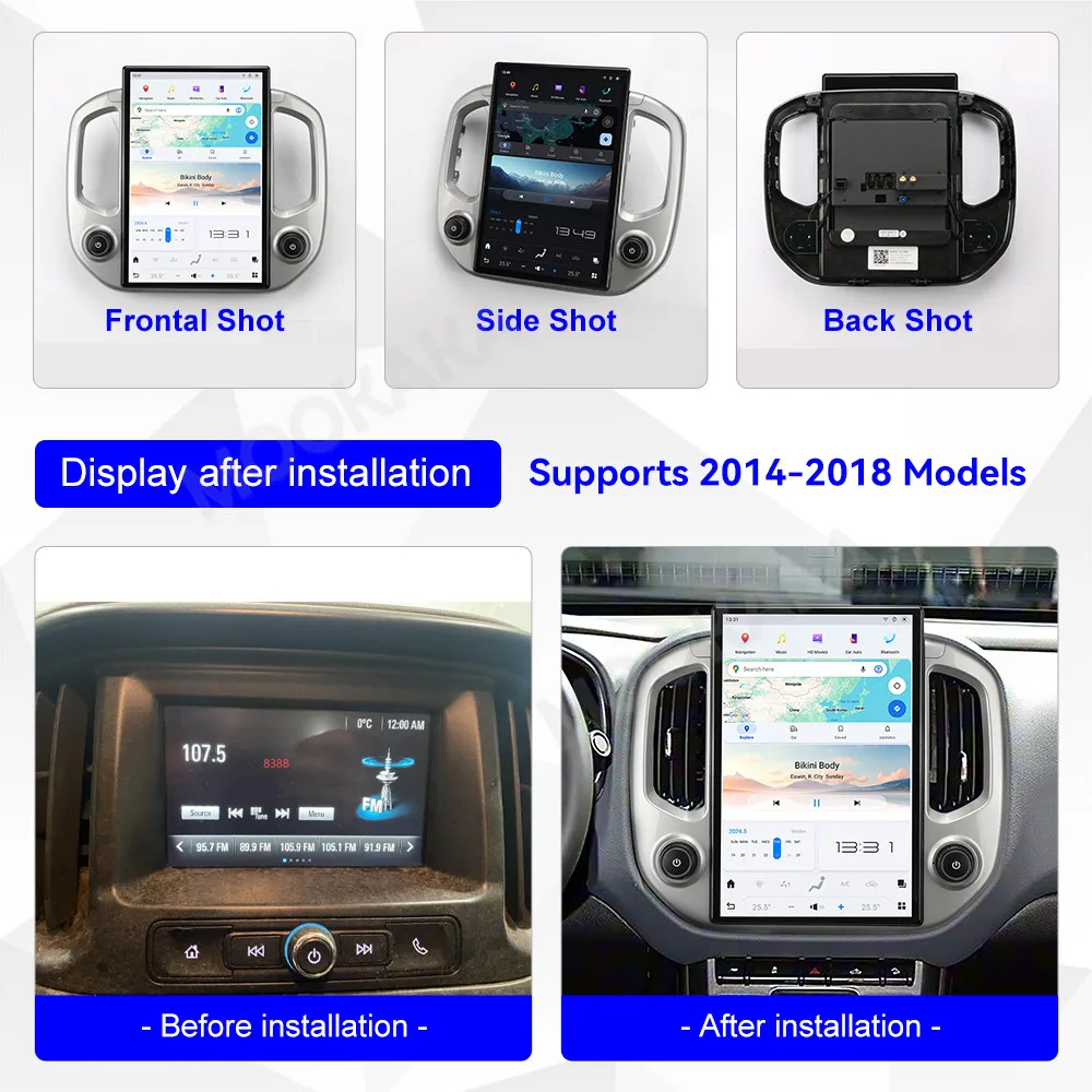 

Car Accessories Radio For Chevrolet Colorado 2014-2018 Android Auto GPS Navigation Multimedia Stereo Receiver Head Unit Offline