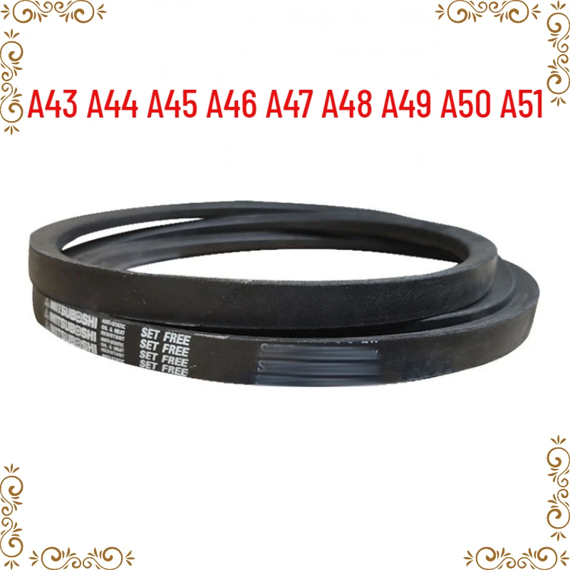 1PCS Japanese V-belt industrial belt A-belt A43 A44 A45 A46 A47 A48 A49 A50 A51