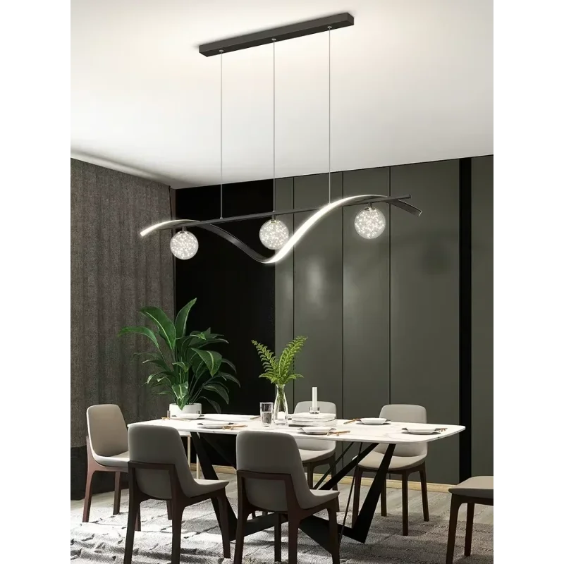 Modern minimalist LED pendant light is suitable for coffee table restaurant kitchen ceiling pendant light home lighting fixture.